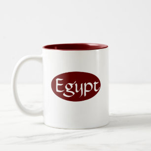 Caneca De Café Em Dois Tons Egito Mug
