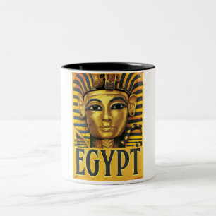 Caneca De Café Em Dois Tons Egito -Tutancâmon