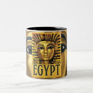 Caneca De Café Em Dois Tons Egito - Tutankhamun