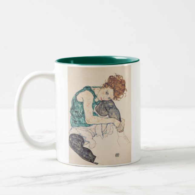 CANECA DE CAFÉ EM DOIS TONS EGON SCHIELE (Esquerda)