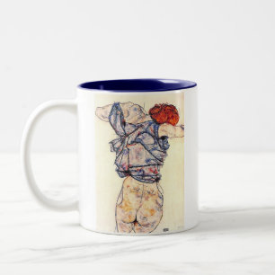 CANECA DE CAFÉ EM DOIS TONS EGON SCHIELE