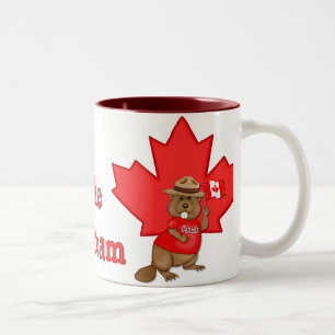 Caneca De Café Em Dois Tons Eh Team Beaver
