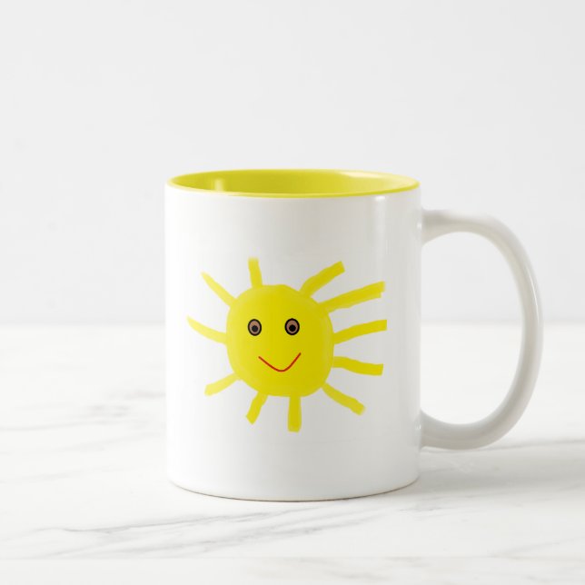 Caneca De Café Em Dois Tons Ei Sunshine (Direita)