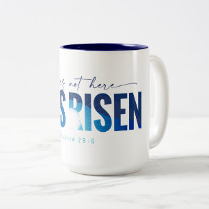 Caneca De Café Em Dois Tons Ele É Risen Coffee Mug