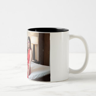 Caneca De Café Em Dois Tons "Elegância Radiante: Estilo com beleza