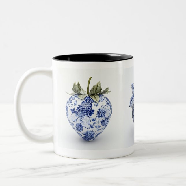 Caneca De Café Em Dois Tons Elegant Berry (Esquerda)