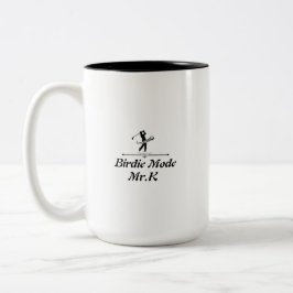 Caneca De Café Em Dois Tons Elegant Chic Golf Two-Tone Coffee Mug gift 2026 