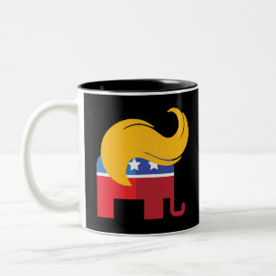 Caneca De Café Em Dois Tons Eleição Presidencial Trump 2024 