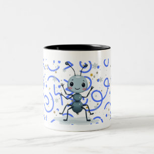 Caneca De Café Em Dois Tons elemento de caneca.