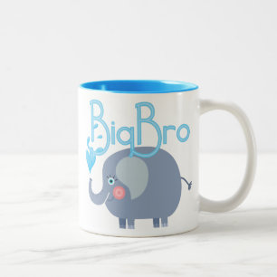 Caneca De Café Em Dois Tons Elephant Big Bro