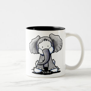 Caneca De Café Em Dois Tons Elephant Westie Terrier