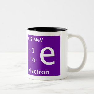 Caneca De Café Em Dois Tons Elétron (canhoto)