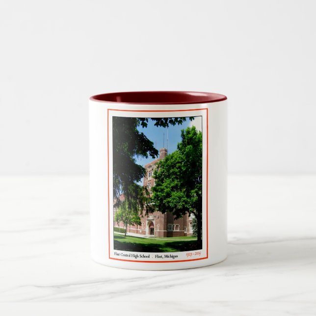 Caneca De Café Em Dois Tons Elevação central do sílex (Centro)