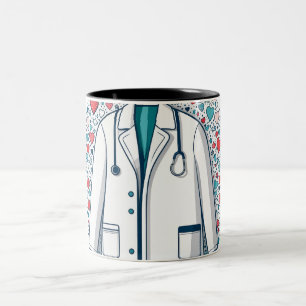 Caneca De Café Em Dois Tons Eleve o escritório do seu médico com a nossa secre
