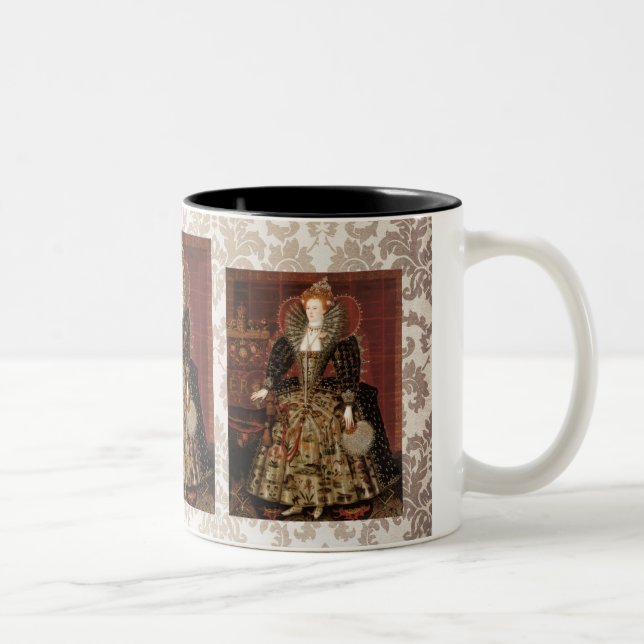 Caneca De Café Em Dois Tons Elizabeth mim c 1599 (Direita)