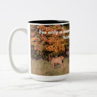 Caneca De Café Em Dois Tons Elk Hunting Mug