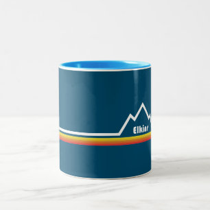 Caneca De Café Em Dois Tons Elkins Virgínia Ocidental