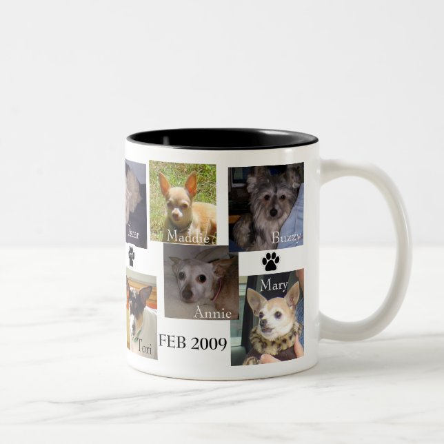 CANECA DE CAFÉ EM DOIS TONS EM FEVEREIRO DE 2009 CÃES (Direita)
