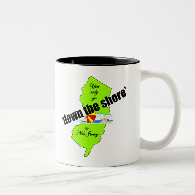 Caneca De Café Em Dois Tons Em Jersey Shore Mug (Direita)