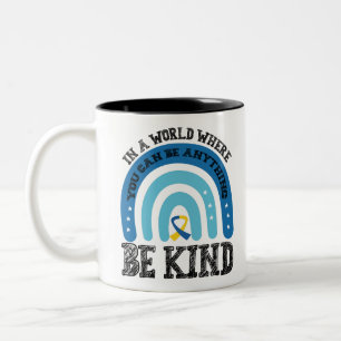 Caneca De Café Em Dois Tons Em Um Mundo Onde Você Pode Ser Qualquer Coisa Seja