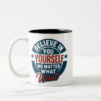 Caneca De Café Em Dois Tons Emblema não quebrável