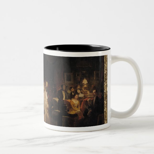 Caneca De Café Em Dois Tons Emile Jean Horace Vernet (Direita)