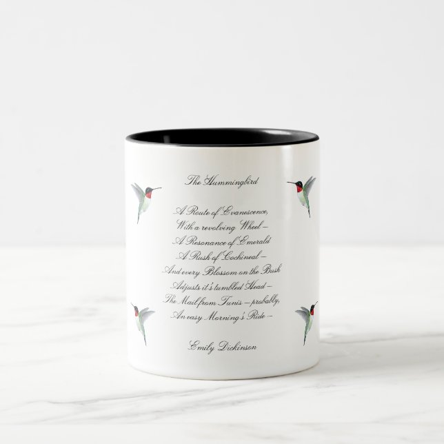 Caneca De Café Em Dois Tons Emily Dickinson (Centro)
