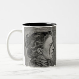 Caneca De Café Em Dois Tons Emma Goldman Mugshot Mug