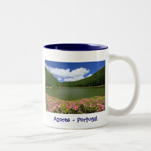 Caneca De Café Em Dois Tons Empadadas - Mug Açores