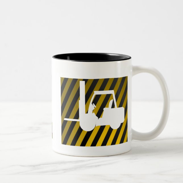 Caneca De Café Em Dois Tons Empilhador (Direita)