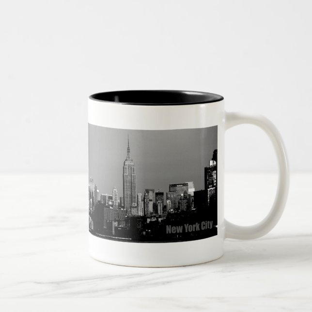 Caneca De Café Em Dois Tons Empire State Building (Direita)
