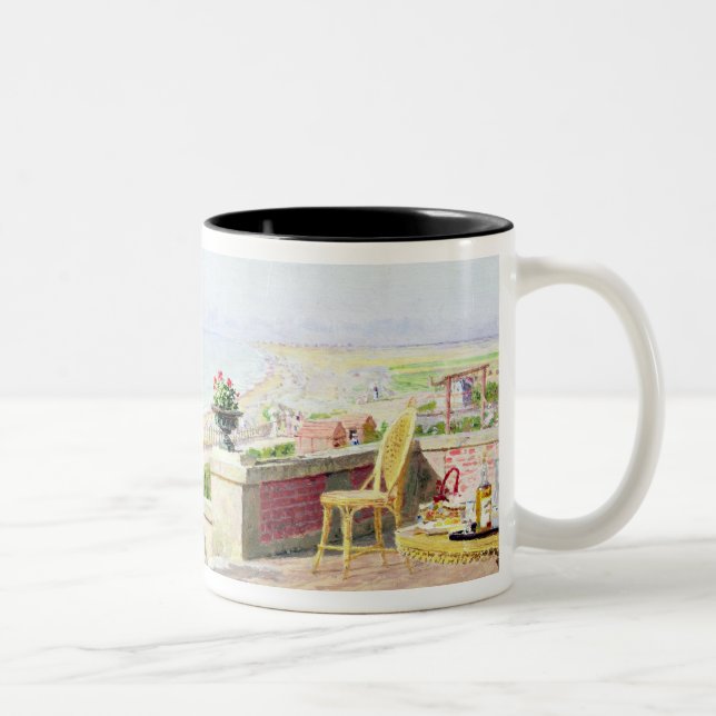Caneca De Café Em Dois Tons En Vacance (Direita)