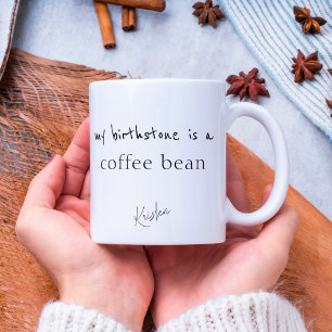 Caneca De Café Em Dois Tons Encantada Coffee Lover Personalizada