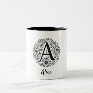 Caneca De Café Em Dois Tons Encantando Nook Mug