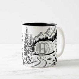 Caneca De Café Em Dois Tons Encontre seu café do lado selvagem