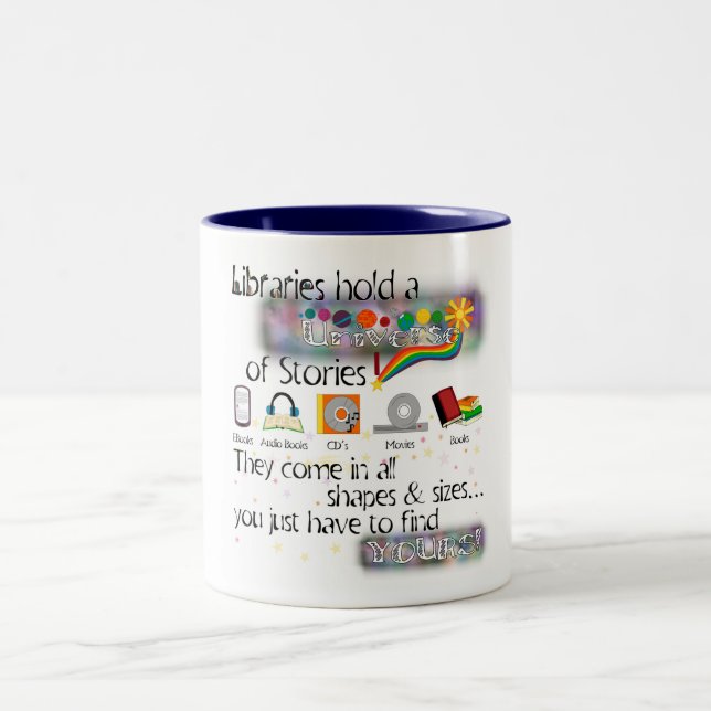 Caneca De Café Em Dois Tons Encontre sua história (Centro)