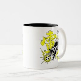 Caneca De Café Em Dois Tons    Energetic Thunder Cat Mugs
