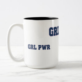 Caneca De Café Em Dois Tons Energia de Menina - GRL PWR