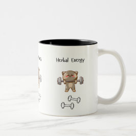Caneca De Café Em Dois Tons Energia Herbal