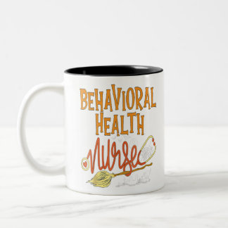 Caneca De Café Em Dois Tons Enfermeira Por Bruxa De Dia Por Enfermeiras De Dia