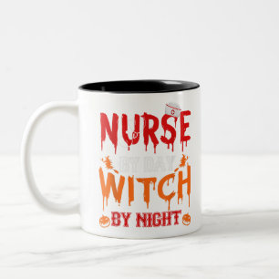Caneca De Café Em Dois Tons Enfermeiro Açúcar Caveira Estetoscópio Médico Hall