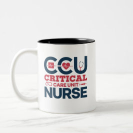 Caneca De Café Em Dois Tons Enfermeiro personalizado da CCU