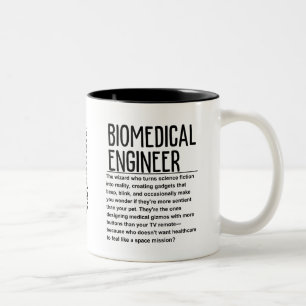 Caneca De Café Em Dois Tons Engenheiro biomédico