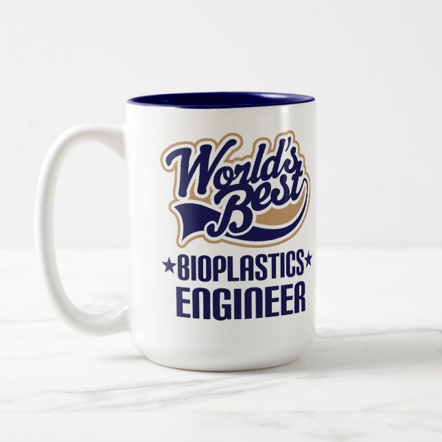 Caneca De Café Em Dois Tons Engenheiro Bioplástico (Esquerda)