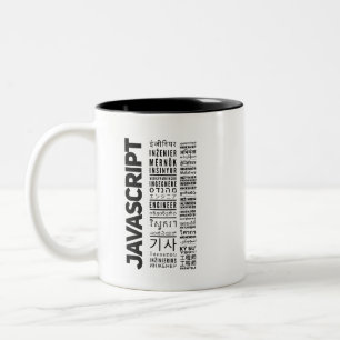 Caneca De Café Em Dois Tons Engenheiro Javascript