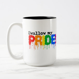 Caneca De Café Em Dois Tons Engolir meu orgulho