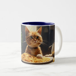 Caneca De Café Em Dois Tons Engraçada Coffee Mug de Gato Sarcástico