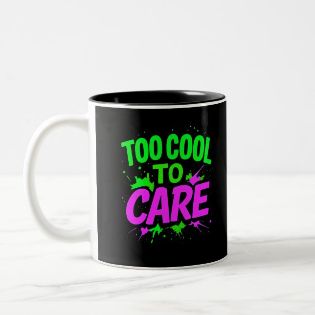 Caneca De Café Em Dois Tons Engraçado (Esquerda)