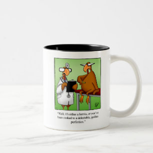 Caneca De Café Em Dois Tons Engraçado Ação de Graças Humor Mug Gift