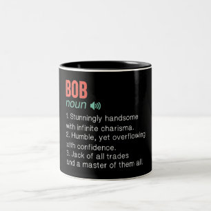Caneca De Café Em Dois Tons Engraçado Bob Definition
